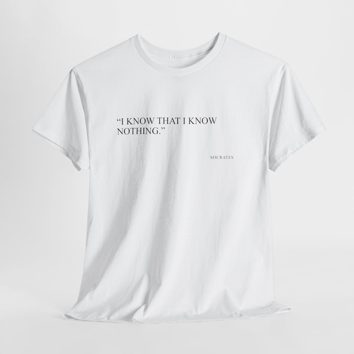Socrates - "I Know That I Know Nothing"