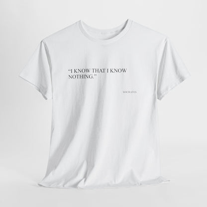 Socrates - "I Know That I Know Nothing"